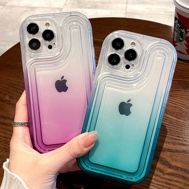 Gradient Color Transparent Phone Case